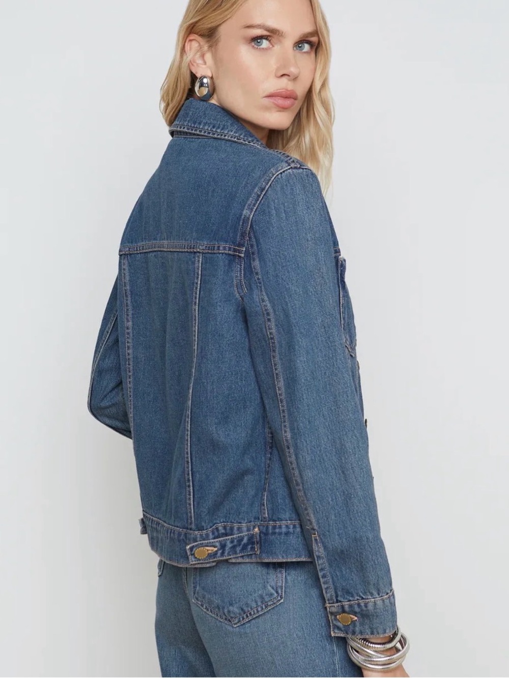 L'Agence Mack Denim Jacket - Bristol - Picture 2 of 9